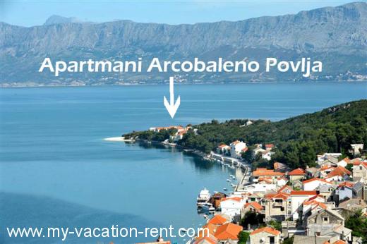 Appartamento Povlja Isola di Brac Dalmazia Croazia #5586
