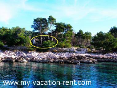 Casa vacanze Cove Salbunara (Milna) Isola di Brac Dalmazia Croazia #4190