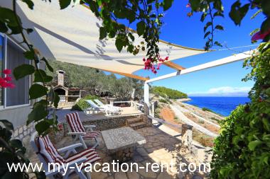 Casa vacanze Cove Stiniva (Vela Luka) Isola di Korcula Dalmazia Croazia #4205